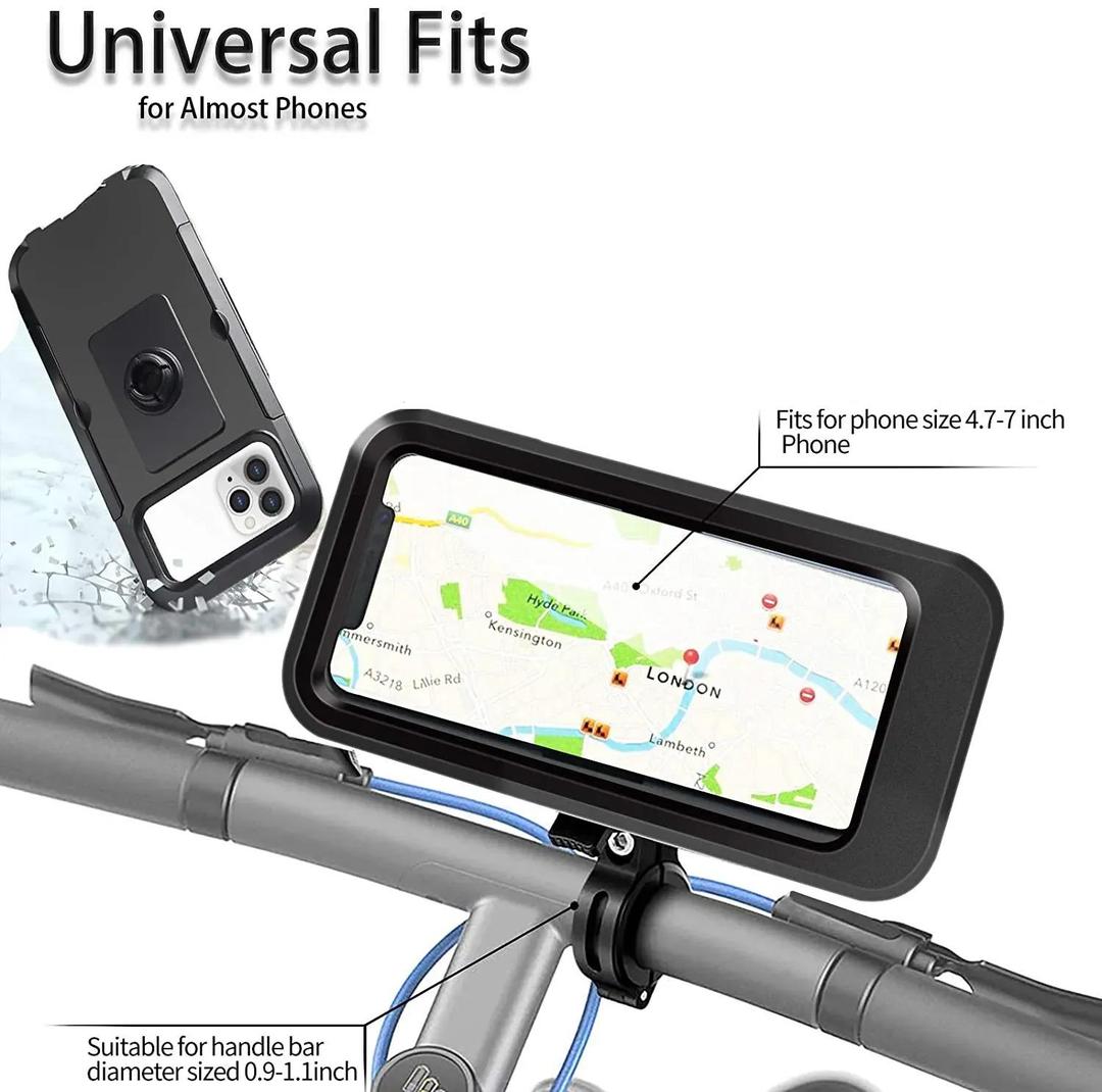 100% Waterproof Touch Screen Bike Phone Mount